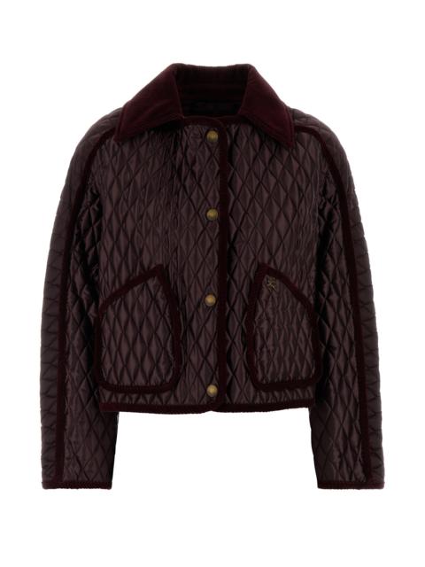 Burberry Purple nylon jacket