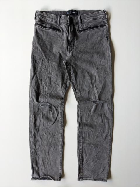 Gu X Undercover ripped jeans
