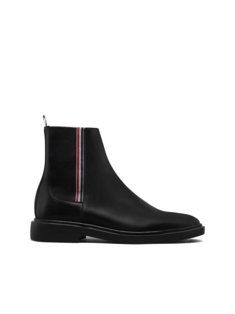Thom Browne RWB leather Chelsea boots