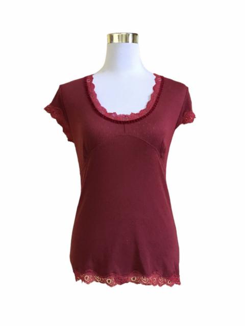 Dolce & Gabbana Lace Design Tee