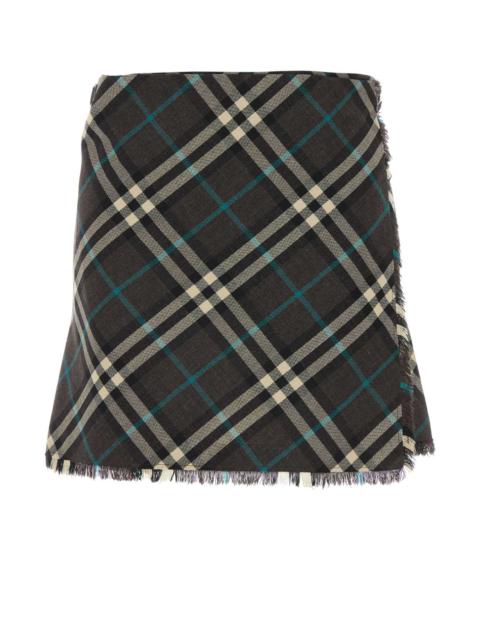 Burberry Burberry Women Embroidered Polyester Blend Mini Skirt