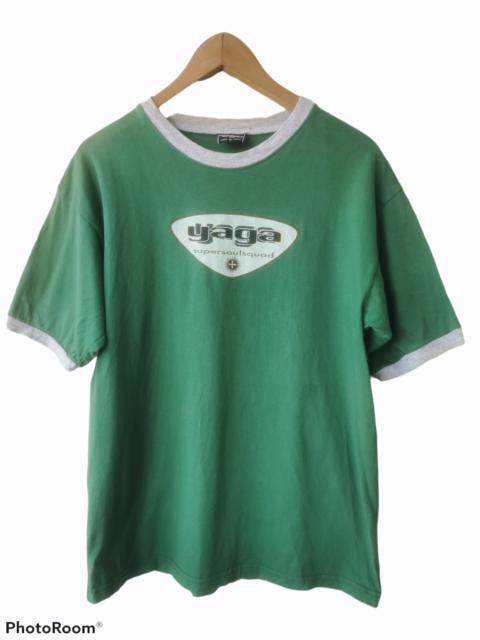 Other Designers Vintage - Vintage 90's Yaga Skateboard Ringer Tee Made in USA