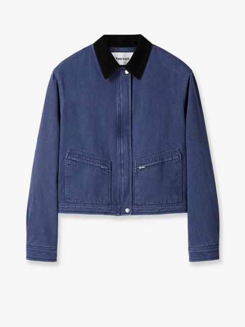 Tonywack Tonywack Crop Fit Blue Denim Jacket