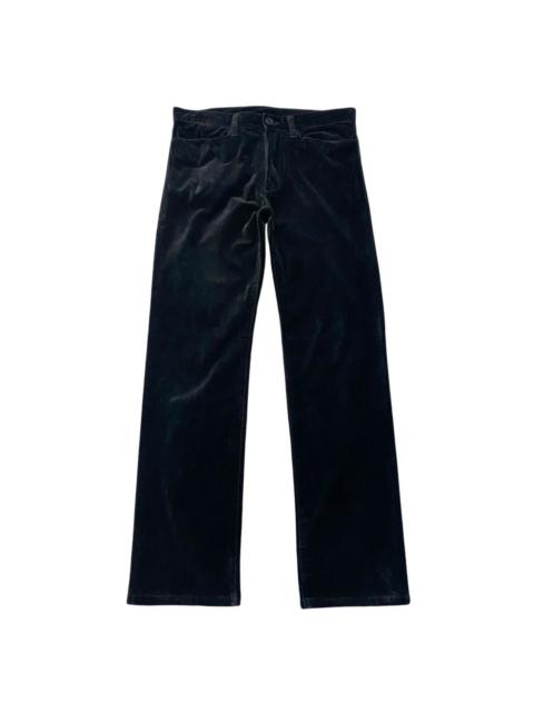 Other Designers Yoshiyuki Konishi Black Velvet Pants