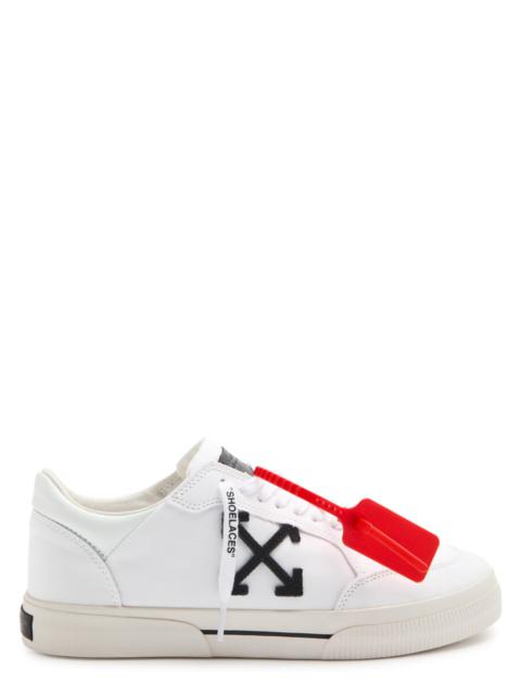 Off-white Vulcanized Logo Canvas Sneakers