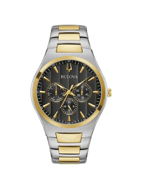 Bulova - Bulova Classic Quartz Black Dial Men's Watch 98C144