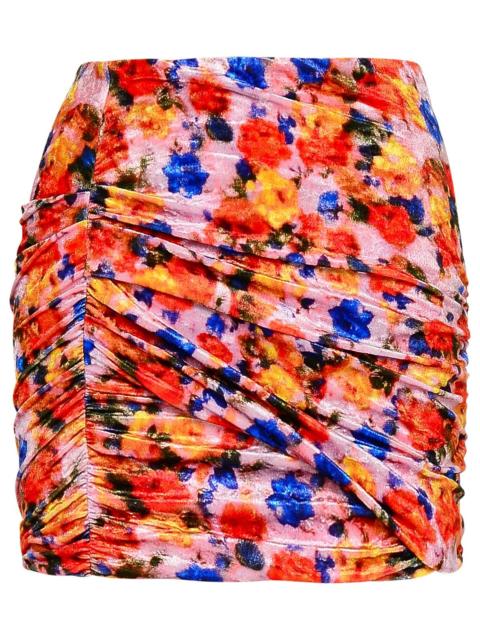 Isabel Marant Isabel Marant Orange Polyamide Miniskirt