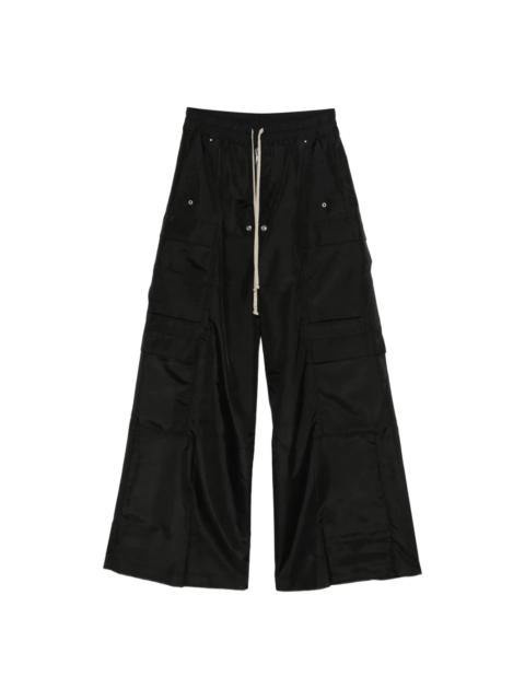Rick Owens DRKSHDW WOVEN PANTS - DOUBLE CARGO JUMBO BELAS BLACK