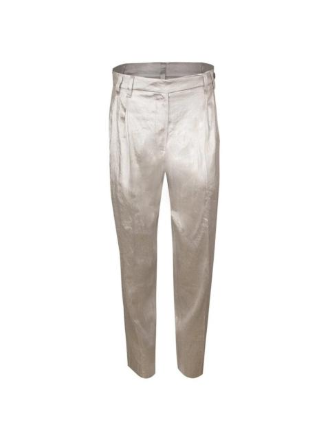 Brunello Cucinelli Brunello Cucinelli Wolight Beige Linen Trousers