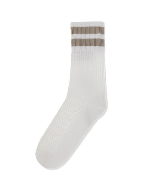 Brunello Cucinelli Brunello Cucinelli Women Waffle Stitch Cotton Knit Socks