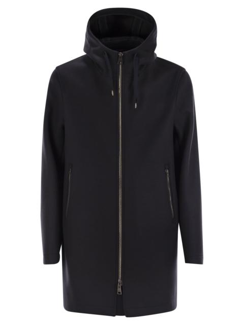 Herno Herno Men Hooded Parka In Technical Fabric
