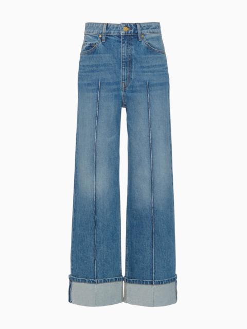 ULLA JOHNSON The Genevieve Stretch Pintuck Jean