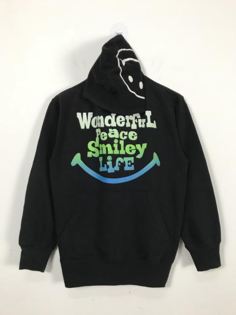 Other Designers Homme Boy Co. - Wonderful Peace Smiley Life Black Medium Hoodie #2273