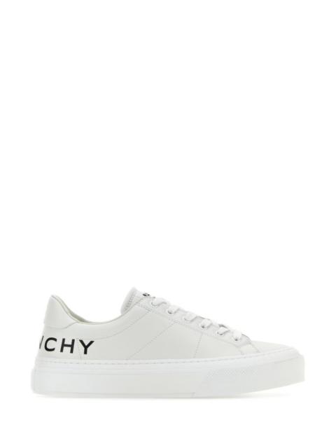 GIVENCHY White Leather City Sport Sneakers