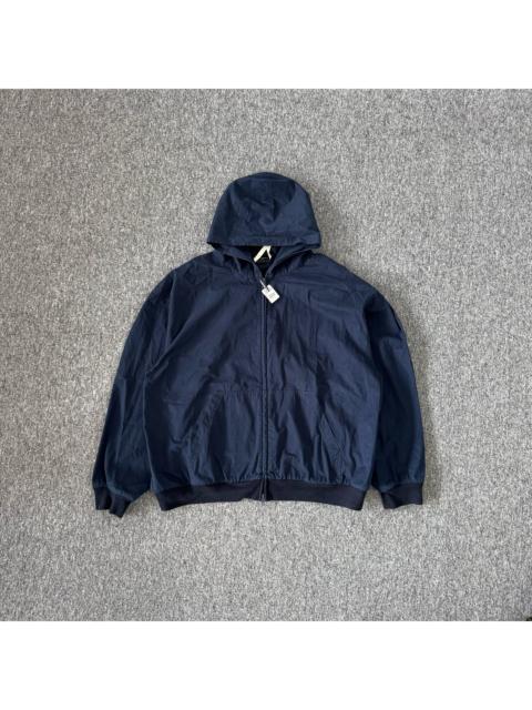 BALENCIAGA Balenciaga  Navy Washed Hooded Jacket