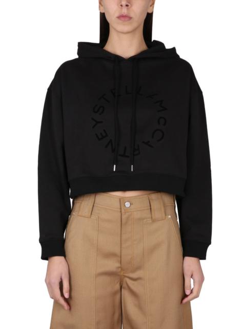 Stella McCartney Stella Mccartney Women Cropped Sweatshirt With Logo
