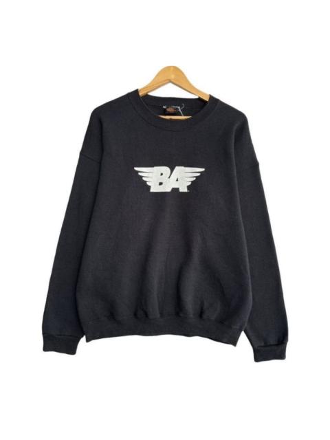 Other Designers Vintage 90s Bronze Age Surf Skate Black Baggy Sweatshirt