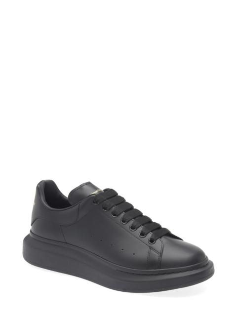 Alexander McQueen McQueen Oversized Sneaker in Black/Black at Nordstrom