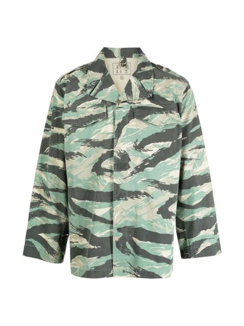 MAHARISHI CAMOUFLAGE-PRINT LONG-SLEEVE SHIRT