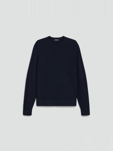 Theory Riland Crewneck Sweater in Light Bilen