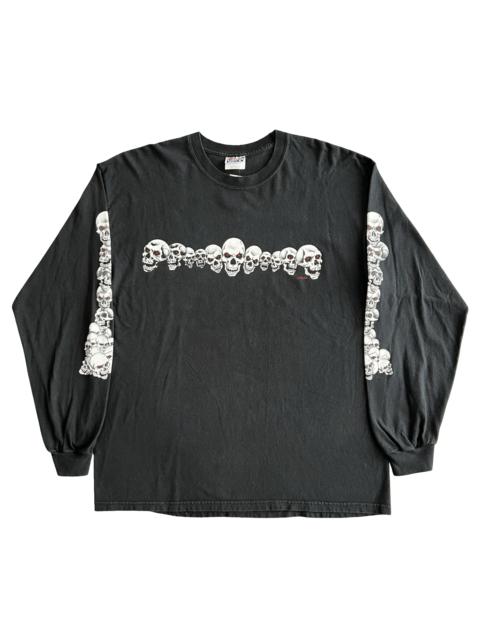 Final Blow - Vintage 90s Ron Simms Custom Cycles Skull T-Shirt SZ L