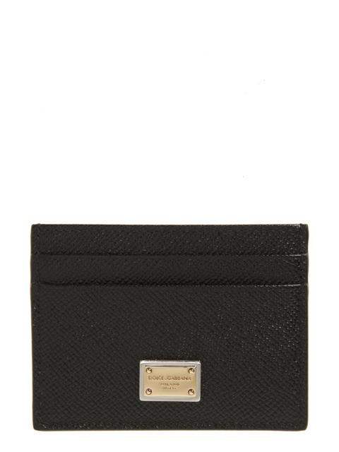 Dolce & Gabbana DG Placard Calfskin Card Holder