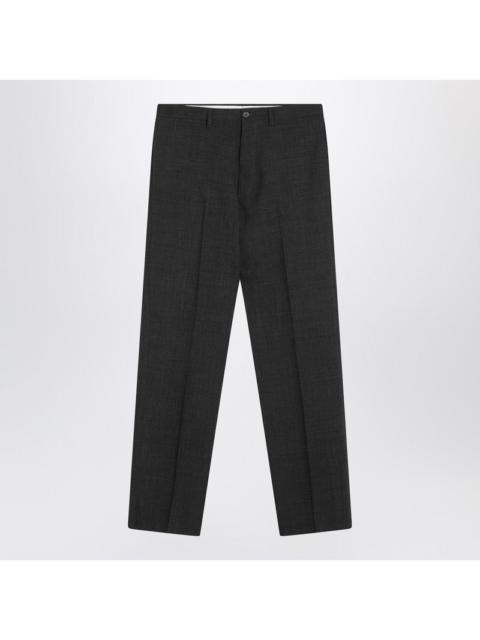 Prada Prada Anthracite Grey Wool Trousers Men