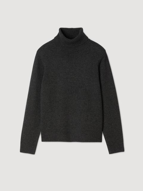 Sandro WOOL AND CASHMERE TURTLENECK
