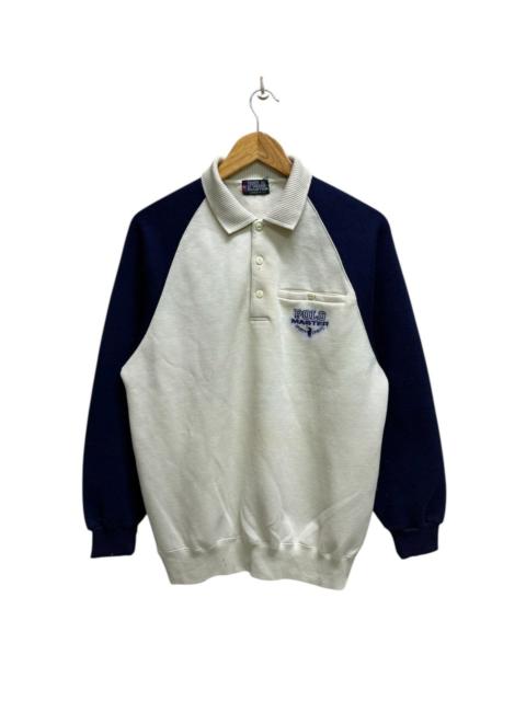 Other Designers Vintage 90s Polo Master Sport Spirit Raglan Colar Sweatshirt