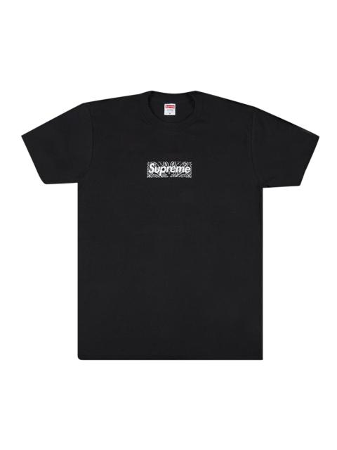 Supreme Supreme Bandana Box Logo Tee 'Black'