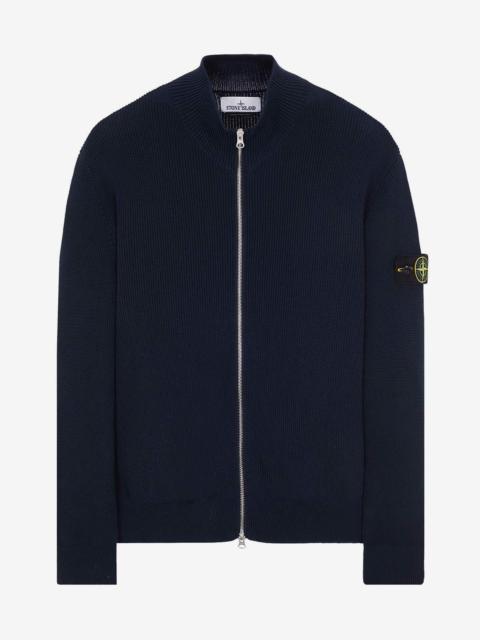 Stone Island Stone Island Blue Zip Cardigan