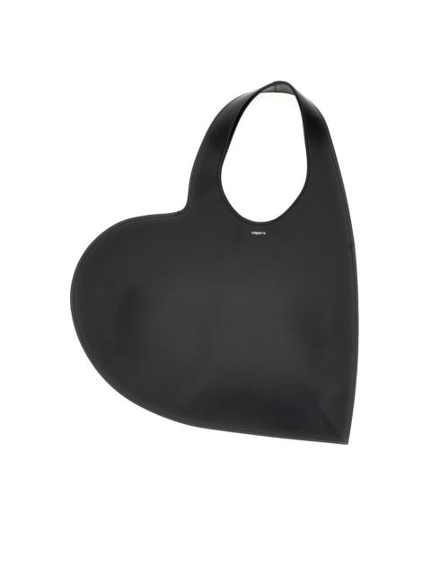 COPERNI LEATHER DOUBLE HEART TOTE BAG
