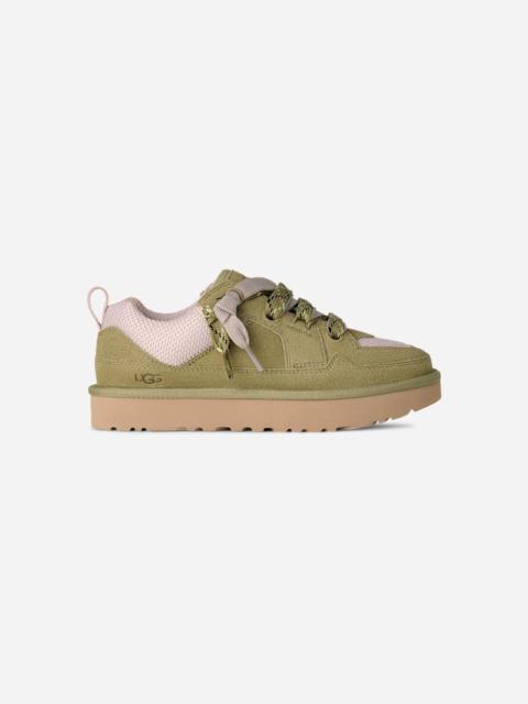 UGG ® Women's Lo Lowmel Suede/Textile/Recycled Materials Shoes in Muted Brass