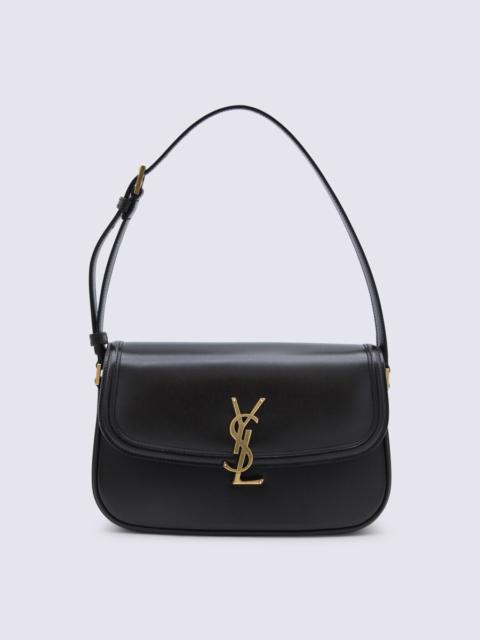 SAINT LAURENT Saint Laurent Black Leather Solferino Small Shoulder Bag