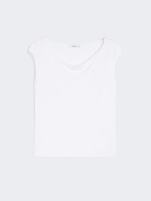 Max Mara OLINDA Silk jersey top