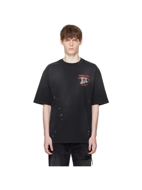 Black 'AMIRI' Bull Oversized T-shirt