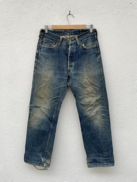 Other Designers Full Count & Co. - Full Count & Co Distressed Faded Rips Selvedge Jeans