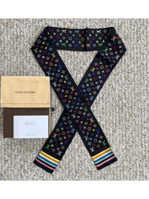 Louis Vuitton S/S 2003 Louis Vuitton Murakami Monogram Silk Scarf