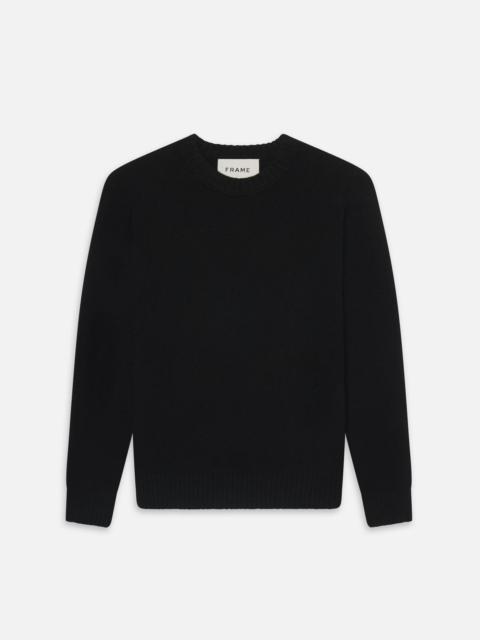 FRAME Cashmere Crewneck Sweater in Noir