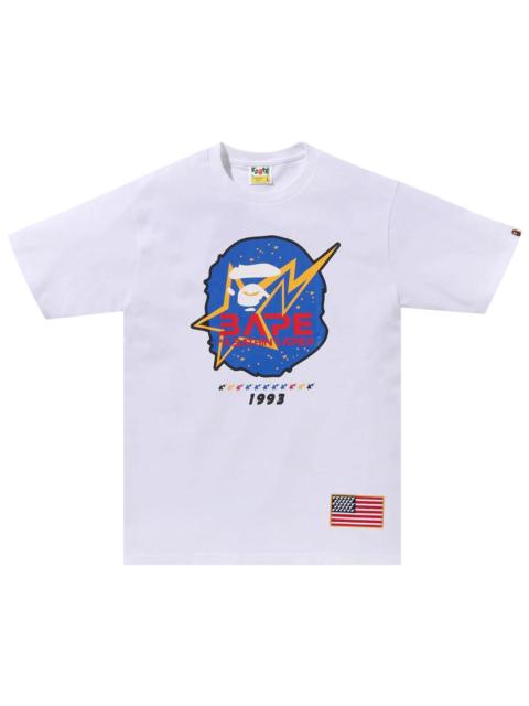 A BATHING APE® BAPE Space Ape Head Tee 'White'