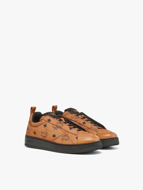 MCM Neo Terrain Lo Sneakers in Quilted Monogram Nylon