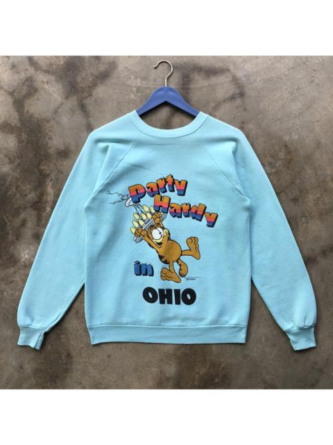 Other Designers Vintage garfield party hardy in ohio sweatshirt