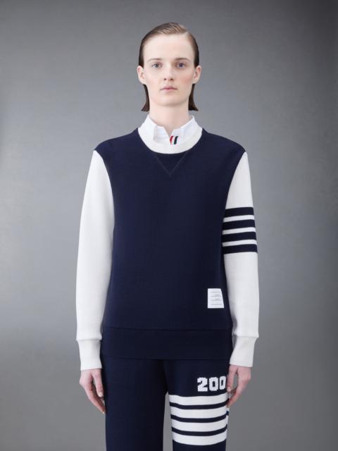 Thom Browne CASHMERE WAFFLE 2003 4-BAR SWEATSHIRT