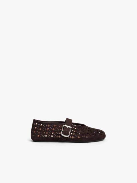 Alaïa BALLET FLATS VIENNE IN SUEDE