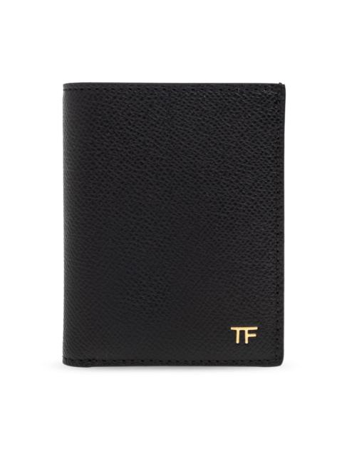 LEATHER WALLET WITH LOGO