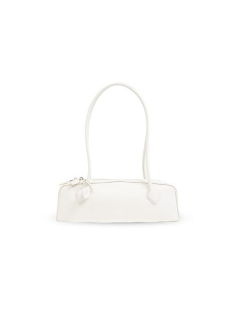 Other Designers Other - ALAÏA White Le Teckel Leather Shoulder Bag New & Authentic