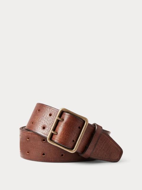 RRL by Ralph Lauren Leather Double-Prong Belt