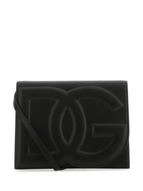 Dolce & Gabbana Woman Black Leather Crossbody Bag