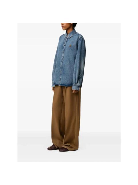 AMI Paris Ami Paris Blue Shirts Men