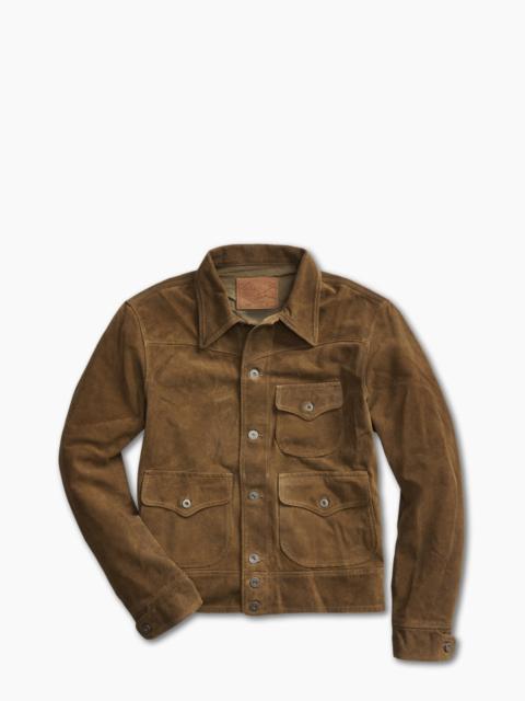 RRL by Ralph Lauren RRL ALSTON LEATHER JACKET BROWN